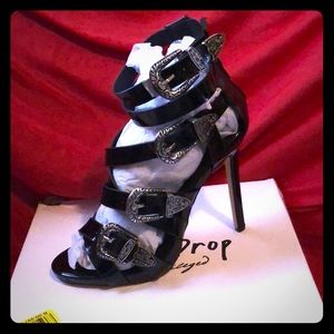 Black Strapped High Heels